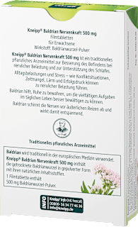 Baldrian 500mg Tabletten 30 St Kneipp