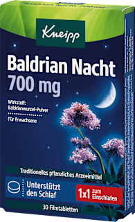 Baldrian Nacht 700mg Tabletten  Kneipp