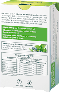 Entwässerung 3-Kräuter Plus Kapseln 60 St Kneipp