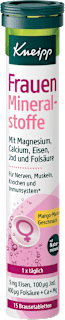 Frauen Mineralstoffe Brausetabletten mit Eisen, Jod und Folsäure 15 St Kneipp