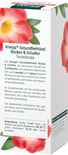 Gesundheitsbad Rücken & Schulter Kneipp