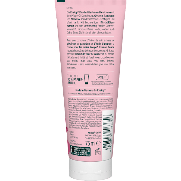 Handcreme Kirschblütentraum Kneipp