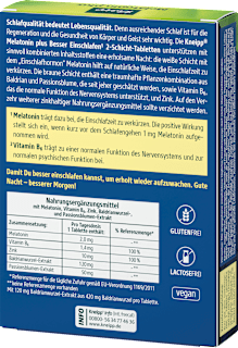 Melatonin Plus Tabletten 30 St  Kneipp