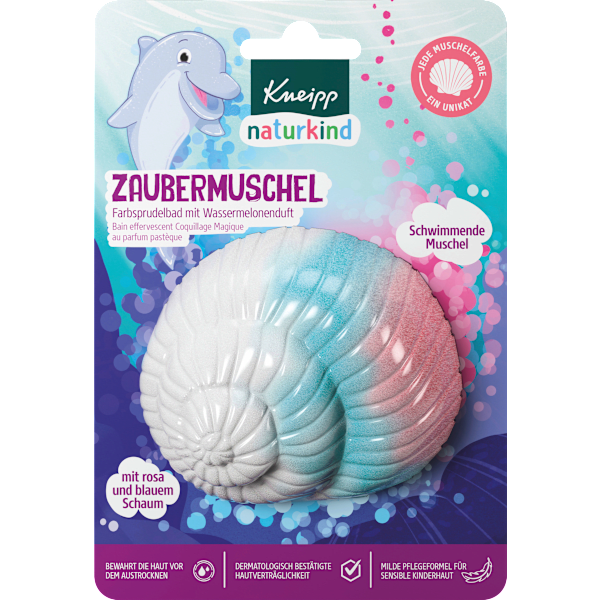 Kinder Badezusatz Zaubermuschel Farbsprudelbad Kneipp Naturkind
