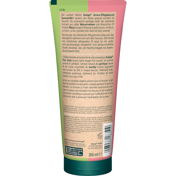 Pflegedusche Sommerflirt Kneipp