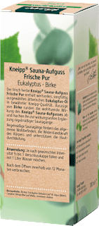 Sauna Aufguss Eukalyptus Birke Kneipp