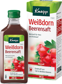 Weißdorn Beerensaft für Herz und Kreislauf Kneipp