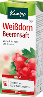 Weißdorn Beerensaft für Herz und Kreislauf Kneipp