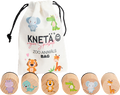 Holzstempel Set Zoo Animäls für Knete 6 tlg KNETÄ