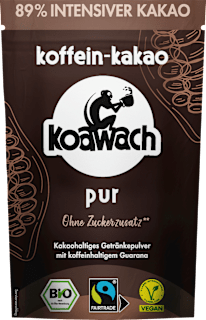 Getränkepulver, pur mit Kakao & Guarana koawach