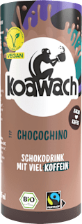 Trinkfertiger Schokodrink, Chocochino mit Koffein koawach