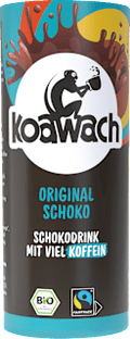 Trinkfertiger Schokodrink, Original Schoko mit natürlichem Koffein aus Guarana koawach