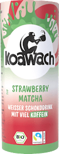 Trinkfertiger Schokodrink, Strawberry Matcha mit Koffein koawach
