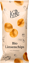 Linsenchips mit Meersalz KoRo