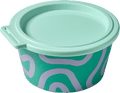 Aufbewahrungsdose NORA mit Deckel aus Kunststoff, grün/lila (700 ml) Koziol