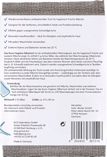 Hygiene-Silbertuch für 150 WL Kuno