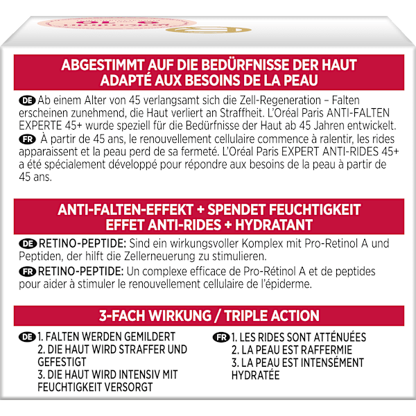 Anti Falten Gesichtscreme Experte 45+ L'ORÉAL PARiS