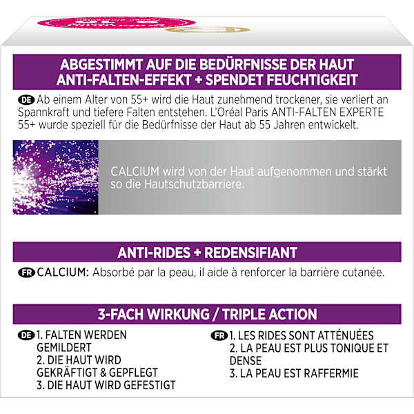 Anti Falten Gesichtscreme Experte 55+ L'ORÉAL PARiS