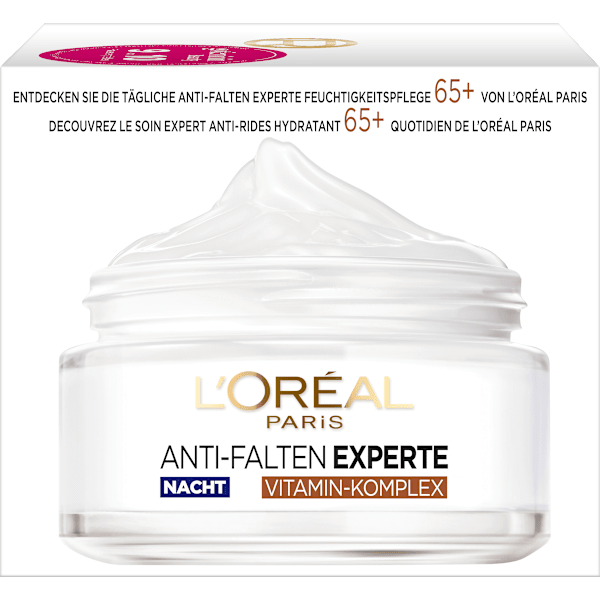 Anti Falten Nachtcreme Experte 65+ L'ORÉAL PARiS