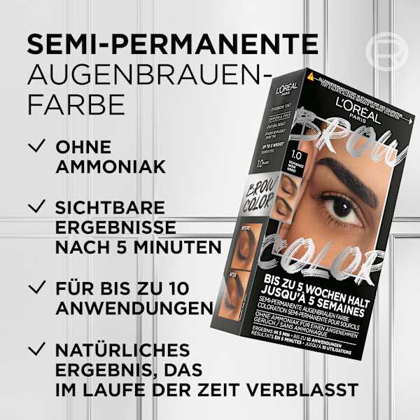 Augenbrauenfarbe Brow Color 1.0 Black L'ORÉAL PARiS