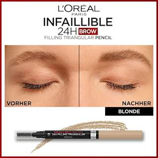 Augenbrauenstift Infaillible Brows 24h Filling Triangular 7.0 Blonde L'ORÉAL PARiS
