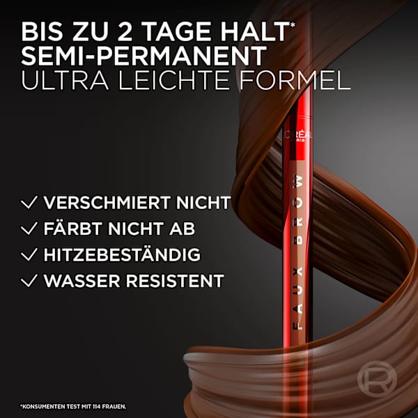 Augenbrauenstift Infaillible Faux Brow Dark Brunette L'ORÉAL PARiS
