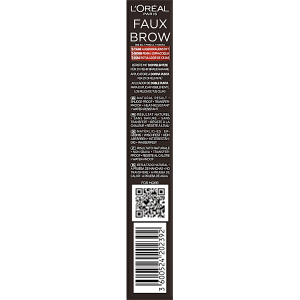 Augenbrauenstift Infaillible Faux Brow Granite L'ORÉAL PARiS