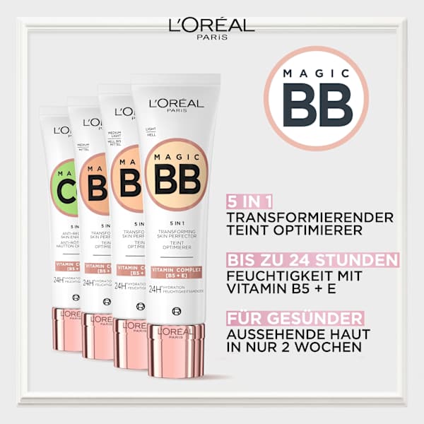 BB Cream 5in1, 24h feuchtigkeitsspendend, Hell, LSF 11 L'ORÉAL PARiS
