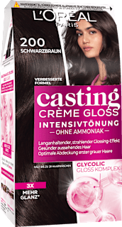 Intensivtönung 200 Schwarzbraun L'ORÉAL PARiS casting CRÈME GLOSS