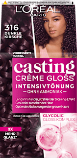Intensivtönung 316 Dunkle Kirsche L'ORÉAL PARiS casting CRÈME GLOSS
