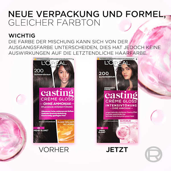 Intensivtönung 323 Dunkle Schokolade L'ORÉAL PARiS casting CRÈME GLOSS