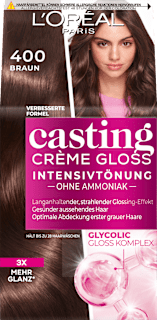 Intensivtönung 400 Braun L'ORÉAL PARiS casting CRÈME GLOSS