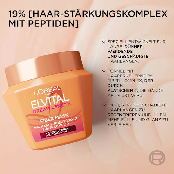Haarmaske Fiber Dream Length L'ORÉAL PARiS ELVITAL