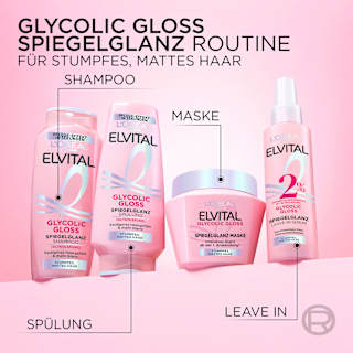 Haarmaske Glycolic Gloss Spiegelglanz L'ORÉAL PARiS ELVITAL