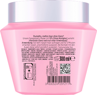 Haarmaske Glycolic Gloss Spiegelglanz L'ORÉAL PARiS ELVITAL