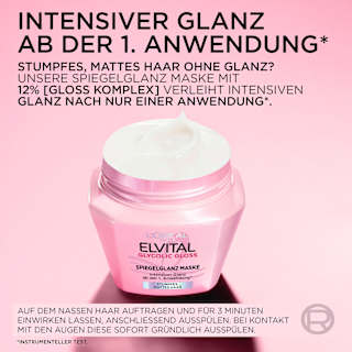 Haarmaske Glycolic Gloss Spiegelglanz L'ORÉAL PARiS ELVITAL
