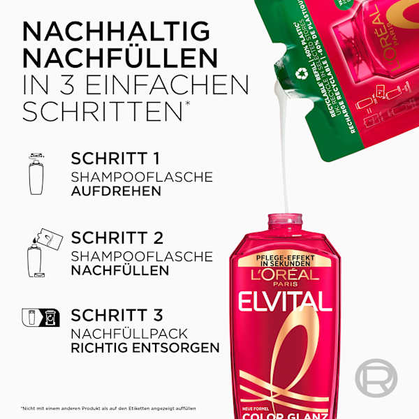 Shampoo Color Glanz L'ORÉAL PARiS ELVITAL