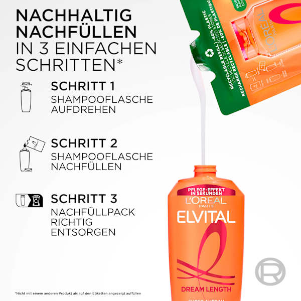 Shampoo Dream Length L'ORÉAL PARiS ELVITAL