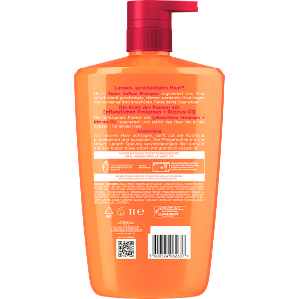Shampoo Dream Length L'ORÉAL PARiS ELVITAL
