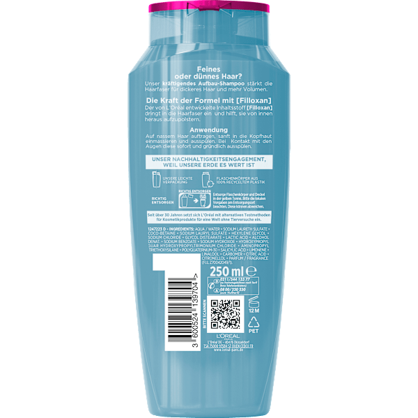 Shampoo Fibralogy L'ORÉAL PARiS ELVITAL