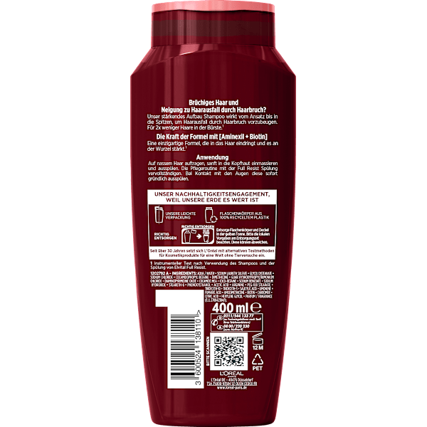 Shampoo Full Resist L'ORÉAL PARiS ELVITAL