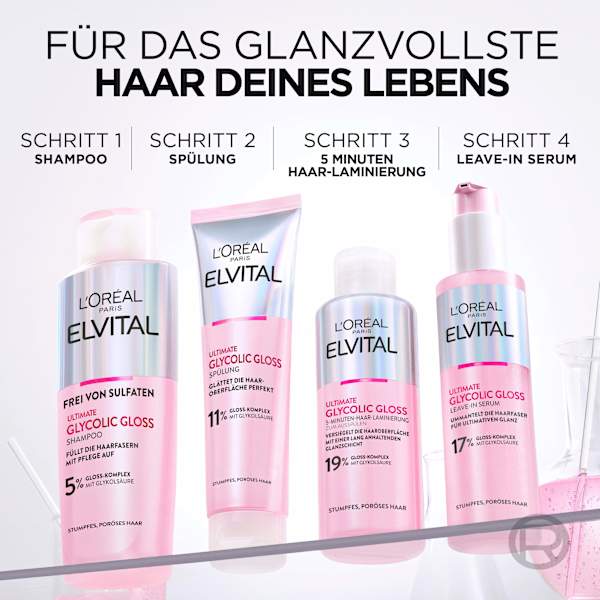 Shampoo Glycolic Gloss L'ORÉAL PARiS ELVITAL