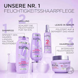 Shampoo Hydra Hyaluronic, feuchtigkeitsauffüllend L'ORÉAL PARiS ELVITAL