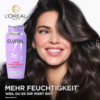 Shampoo Hydra Hyaluronic, feuchtigkeitsauffüllend L'ORÉAL PARiS ELVITAL