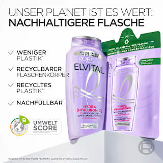 Shampoo Hydra Hyaluronic, feuchtigkeitsspendend L'ORÉAL PARiS ELVITAL