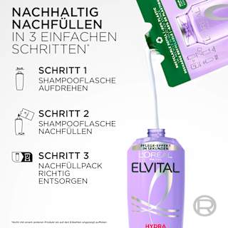 Shampoo Hydra Hyaluronic, feuchtigkeitsspendend L'ORÉAL PARiS ELVITAL