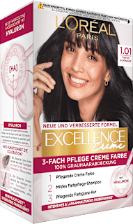 Haarfarbe 1.01 Tiefes Schwarz L'ORÉAL PARiS EXCELLENCE Creme