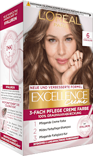 Haarfarbe 6 Dunkelblond L'ORÉAL PARiS EXCELLENCE Creme