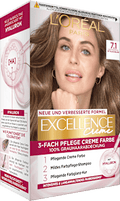 Haarfarbe 7.1 Mittelaschblond L'ORÉAL PARiS EXCELLENCE Creme