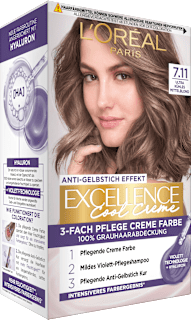 Haarfarbe Cool Creme 7.11 Mittelblond L'ORÉAL PARiS EXCELLENCE Creme
